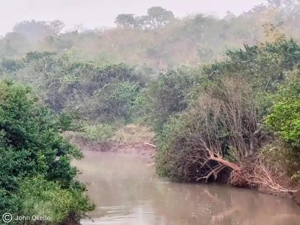 View of River Moroto from Amon-maka bridge